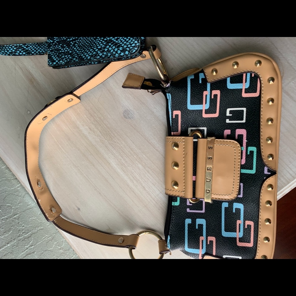 3 Guess purses, 1 Gucci wristlet , Zara purse